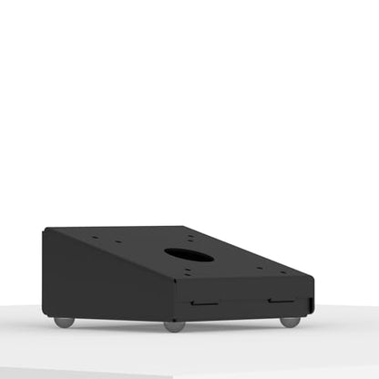 VidaMount Black Open Enclosure and Fixed Tilted 15° Desk/Surface Mount [Bundle] Compatible with Microsoft Surface Go, Go 2, Go 3 & Go 4 - color: Black, size: Surface Go, Go 2, Go 3 & Go 4