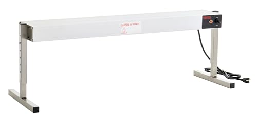 Kratos Commercial Food Warmer Accessory, 36" Countertop Strip Warmer with Stainless Steel Adjustable T-Style Legs, 120V, 850W (28W-592) - size: 36" T-style legs