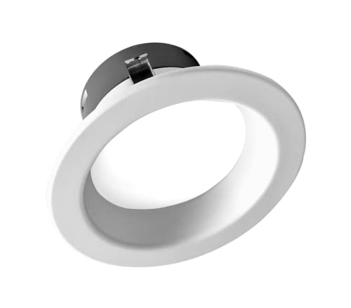 DLR4(v6) 4-inch White Selectable Recessed LED Downlight (DLR4607120SWH) - color: White, style: 1-Pack
