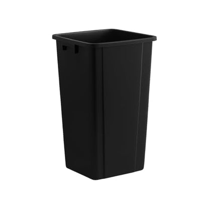 Black, 25 Gallon Square Commercial Trash Can, Heavy-Duty Garbage Can, Industrial Trash Bin for Restaurants/Commercial Facilities/Warehouses - color: Black, size: 25 Gallon