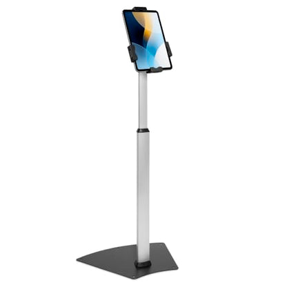 Mount-It! Anti-Theft Universal Tablet Floor Stand Kiosk, Retail POS, Silver - size: Floor - Stand