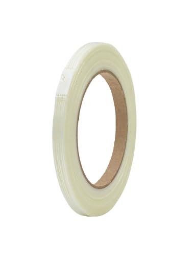 MAT Commodity Grade Fiberglass Reinforced Filament Strapping Tape - 3/8 in. Wide x 60 yds. (Pack of 1) Filaments Run Lengthwise - size: 1-Roll