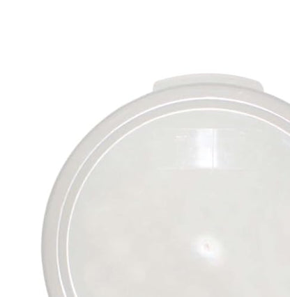 TrueCraftware- Translucent Round Polypropylene Food Storage Container Lid Fits 6 and 8 Qt. Round Containers Replacement Lid for Meal Prep Kitchen Pantry Commercial Restaurant - color: Lid - Fits 6&8qt