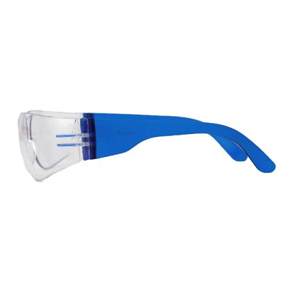BISON LIFE Clear/Blue Safety Glasses for Men & Women, ANSI Z87.1, 12 Pack - color: Clear/Blue