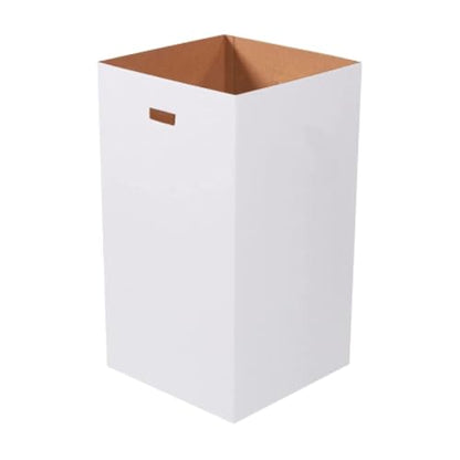 Box USA 50 Gallon 18 L x 18 W x 36 H 10-Pack Cardboard Trash Cans and Recycling Bins, Reusable or Disposable Pop Up Garbage Boxes - size: 50 Gallon 10-Pk, style: Plain