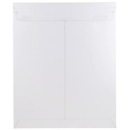 JAM PAPER Stay-Flat Photo Mailer Envelopes with Peel & Seal Closure - 11 x 13 1/2 - White - 6 Rigid Mailers/Pack - color: 11" X 13 1/2", size: 6 per Pack