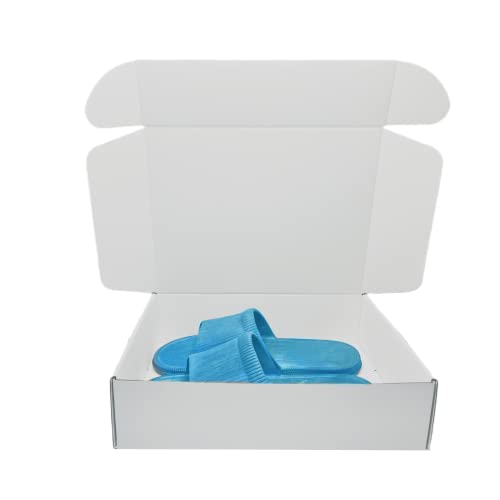 Small Corrugated Mailer Boxes 12x9x3 Inches (White,Pack of 5) - size: 12 x 9 x 3 Inch (Pack of 5)