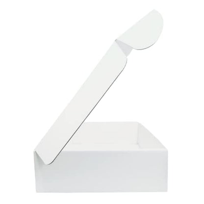 12x9x4 inches Small White Mailers Boxes Set of 10 - size: 12x9x4 inches