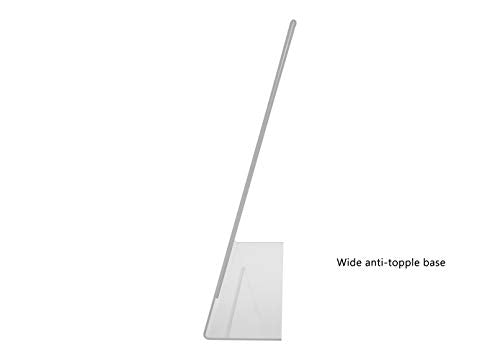 Marketing Holders 2 Pack Landscape Sign Frame 17" x 11" Clear Acrylic Advertisement Table Tents Slanted Desk Counter Literature Graphic Poster Frame Office Hours Display Top Side Load - size: 17"w x 11"h