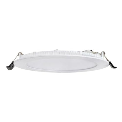 Topaz RDL6-12W-CS LED Slim Fit Recessed Downlights, 1,000 Lumens, 12W, 120V, 5 CCT Selectable, 6-Inch, Ultra-Thin White Aluminum, Canless, LED Lights for Bedroom, Dimmable to 5 Percent, 5 Yr Warranty