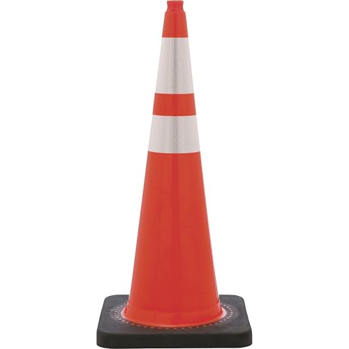 RS90055CT3M64 Revolution, Rs Wide Body Traffic Safety Cone With (2) Reflective Collar, 36 In H, Pvc