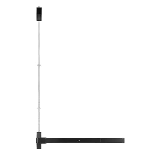 BEAMNOVA Vertical Rod Panic Bar Exit Device Door Push Bar, 32 Inch Black - color: Black, size: 32 Inch
