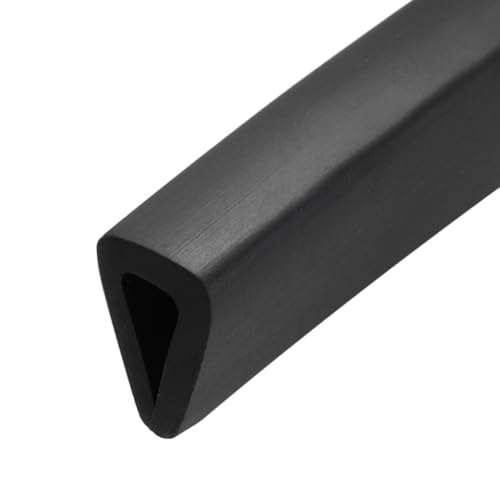 PATIKIL U Channel Rubber Edge Trim 3.3Ft Long for 5/32"–13/64" Thick Edge - size: 3.3Ft L x 5/16" W, 13/64" Slot