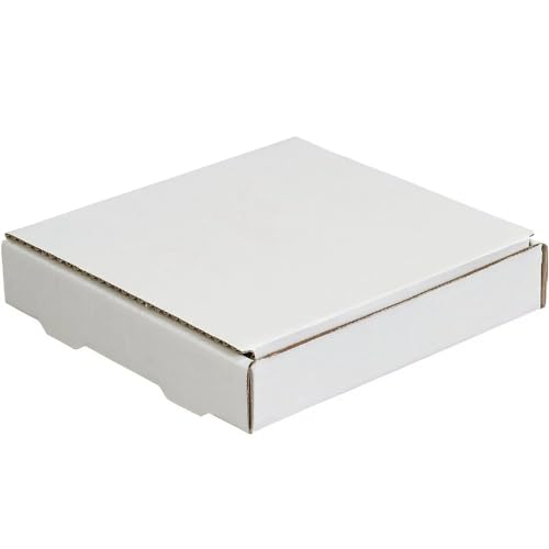 50-12 1/8" x 9 1/8" x 2" White Multi Depth Bookfold Mailer Folding Mailing Book Box Magazine Bookfolds