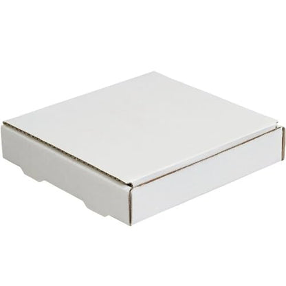 50-12 1/8" x 9 1/8" x 2" White Multi Depth Bookfold Mailer Folding Mailing Book Box Magazine Bookfolds