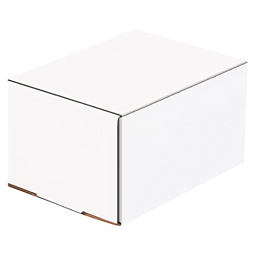 Box USA BMLR4 6 1/2"L x 4 7/8"W x 3 3/4"H, White (Pack of 50) - size: (060) 6 1/2" x 4 7/8" x 3 3/4", 50-Pack