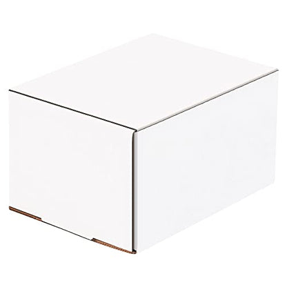 Box USA BMLR4 6 1/2"L x 4 7/8"W x 3 3/4"H, White (Pack of 50) - size: (060) 6 1/2" x 4 7/8" x 3 3/4", 50-Pack