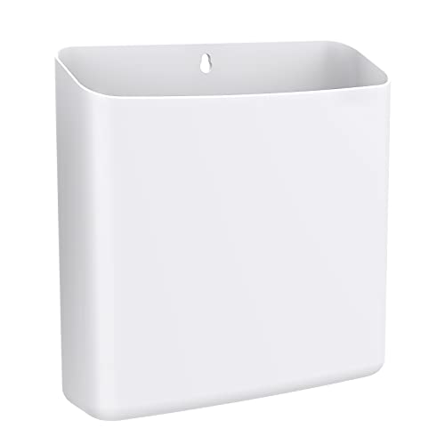 MoKo Magnetic Lint Bin for Laundry Room, White