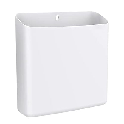 MoKo Magnetic Lint Bin for Laundry Room, White