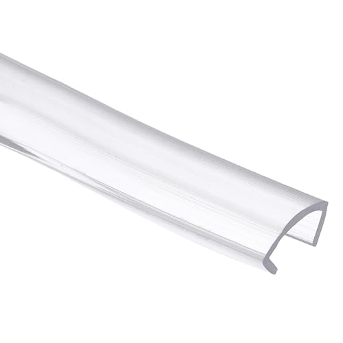 uxcell Clear Edge Trim 9.8Ft U Channel Edges Guards Fits 21/32"-23/32" - size: 9.8Ft x 7/8" x 5/16", Fits 21/32"-23/32"