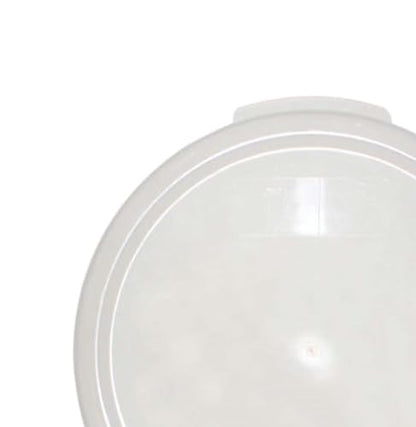 TrueCraftware- Translucent Round Polypropylene Food Storage Container Lid Fits 2 and 4 Qt. Round Containers Replacement Lid for Meal Prep Kitchen Pantry Commercial Restaurant - color: Lid - Fits 2&4qt