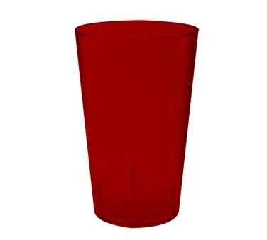 GET 32 oz Red Plastic Tumbler (Set of 12)