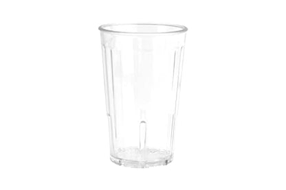 G.E.T. 8808-1-CL-EC Heavy-Duty Shatterproof Plastic Faceted Tumblers, 8 Ounce, Clear (Set of 4) - size: 8 Ounces, style: Set of 4