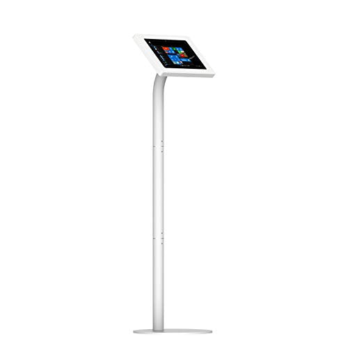 VidaMount White Enclosure and Floor Stand [Bundle] Compatible with Surface Go, Go 2, Go 3 & Go 4 - color: White, size: Surface Go, Go 2, Go 3 & Go 4