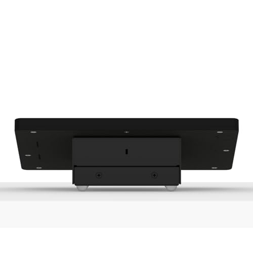 VidaMount Black Enclosure and Fixed Tilted 15° Desk/Surface Mount [Bundle] Compatible with iPad 10.2" (7th, 8th & 9th Gen) - color: Black, size: iPad 10.2" (7th, 8th & 9th Gen)