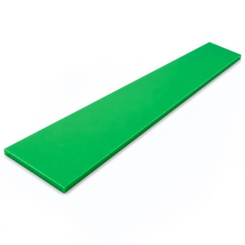 Commercial Cutting Board, 48 x 10 x 0.6 Inches, Green - color: Green, size: 48"L x 10"W