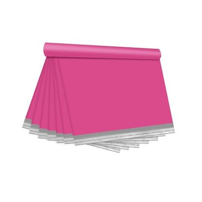 KKBESTPACK Pink Poly Mailers 12x15.5 in, Shipping Bags, 500 Pcs - color: Pink, size: 12" x 15.5" 500pcs