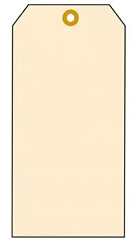 Tag Blank Manilla, Size 5 3/4 X2 7/8,TBB117P(Pack of 100)