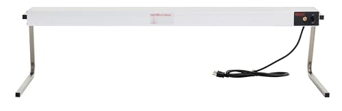 Kratos Commercial Food Warmer Accessory, 48" Countertop Strip Warmer with C-Style Legs, 120V, 1100W (28W-597) - size: 48" C-style legs