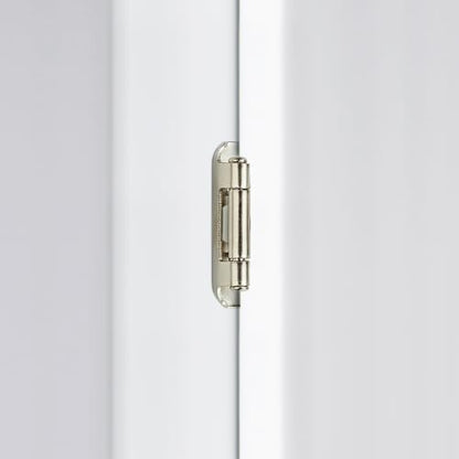 Brushed Nickel Cabinet Hinges 1/2 Inch Overlay 4 Pack(2 Pairs) - color: Brushed Nickel