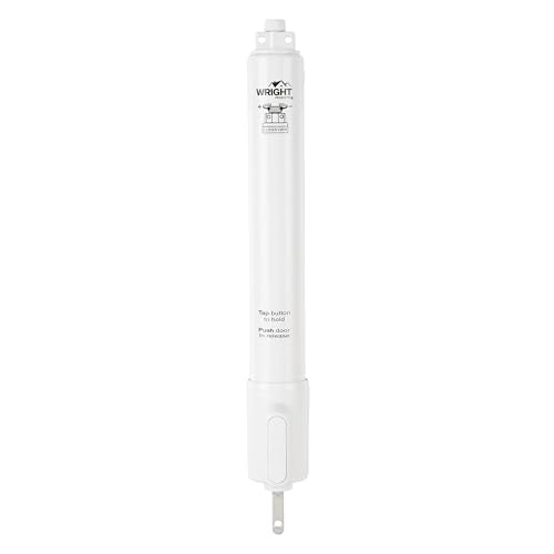 Wright Products EZ-Hold Heavy Duty Pneumatic Storm Door Closer, White - color: White