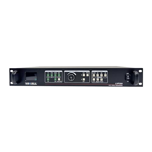 VDWall LVP300 LED Video Processor | Professional Video Wall Controller for LED Display Screens, Panels and Signage | Ideal for Rental Events, Fixed Installations, Small to Medium Video Wall Setups