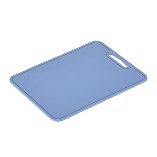 Silicone Cutting Board, 11.8 x 9 In, BPA-Free Flexible Chopping Mat(Blue) - color: Blue, size: 11.8"L x 9"W