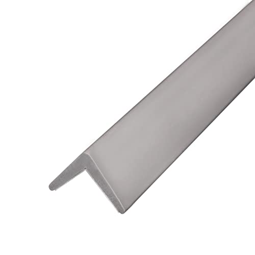 Heavy-Duty Industrial-Grade Low-Profile Corner Guard Edge Protector and Bumper - Grey, 24 Inches - 1 Each - color: Gray, size: Small