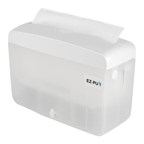 EZbrnd Countertop SLIMFOLD Hand Towel Dispenser for Kitchen/Bathroom/Office/RV/Airbnb, Guest Towel Holder, Pearl White - color: Pearl White