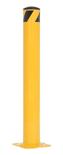 Vestil BOL-36-4.5 Steel Pipe Safety Bollard 36 In. x 4-1/2 In. Yellow