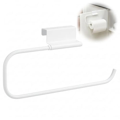 Yaocom 12.4 Inches Cabinet Door Paper Towel Holder, White - color: White