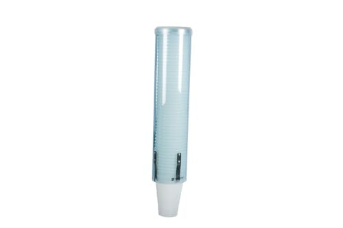 San Jamar Small Pull-Type Wall-Mount Cup Dispenser, 3-5 oz, Blue