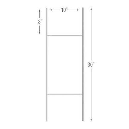Wet Floor Hazard Warning 1 Double Sided 18x24 in. Yard Road Sign w/Stand - size: 1- Double Sided