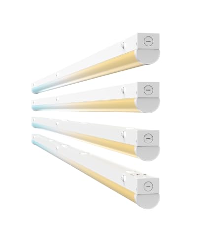 4FT LED Linear Light Fixture: 40/32/24W 3500K/4000K/5000K 4Pack - size: 4FT|4P