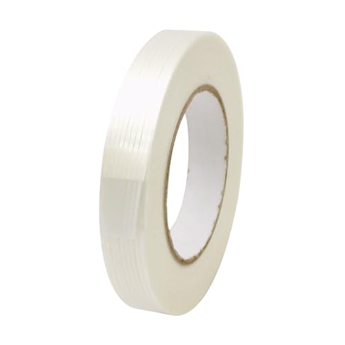 JVCC Industrial Grade Filament Strapping Tape, 1 in. x 60 yds. (Natural)