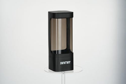 Cup Dispenser, Wall Mount Water Cooler Cups Holder Fit 3-5oz Cup - color: Black