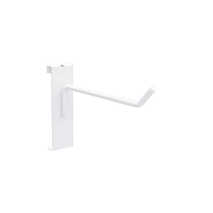 4" Gridwall Hanging Hooks Hangers, White, 25 Pack, Metal - color: White, size: 4 Inch