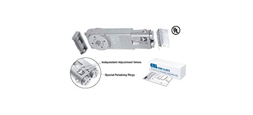 CRL CRL7062 Light Duty 90 Degree No Hold Open Overhead Concealed Closer Body Only