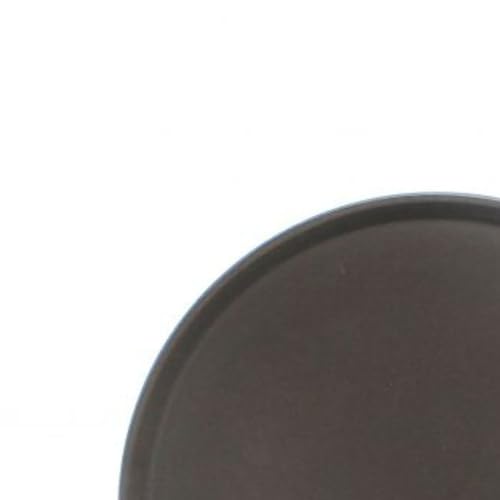 TrueCraftware- 16" Round Serving Tray Fiberglass Brown Set of 2- Non Slip Surface Service Trays Round Tray Plastic Food Meals Server Tray for Home Kitchen Restaurant Cafeteria Bar Hotel - color: Brown, size: 16" Round