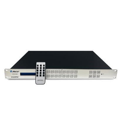 OREI 8x8 HDMI Matrix Switch – 4K@30Hz, EDID, RS-232, WebGUI, IR, HDCP 2.2 - size: 8X8 Matrix Switch